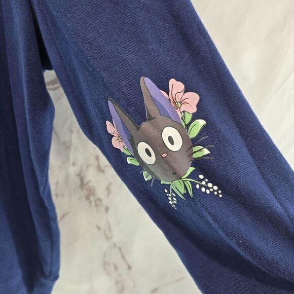 Kikis Delivery Service Sweatshirt Womens 2X Blue Pullover Studio Ghibli Gigi - Picture 8 of 11
